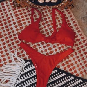 Zaful Red Bikini